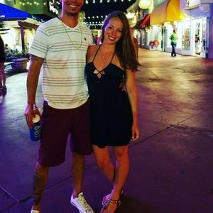 Kendall & Kylie Keyhole Halter dress